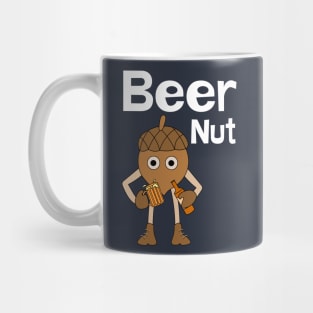 Beer Nut White Text Mug